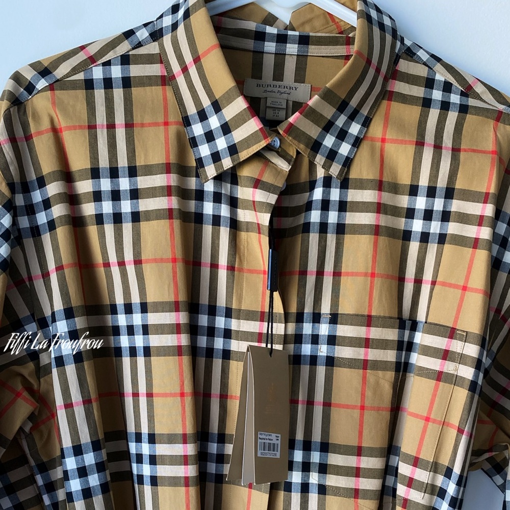 Authentic Burberry shirt dress - Picture 8 of 13